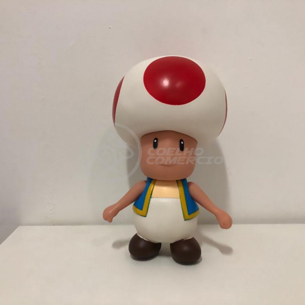 Boneco Action Figure Cogumelo Toad Articulado 20cm - 7