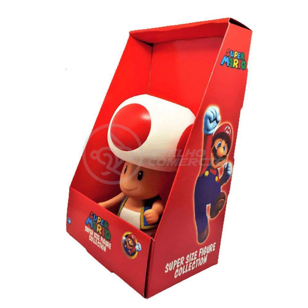 Boneco Action Figure Cogumelo Toad Articulado 20cm - 9