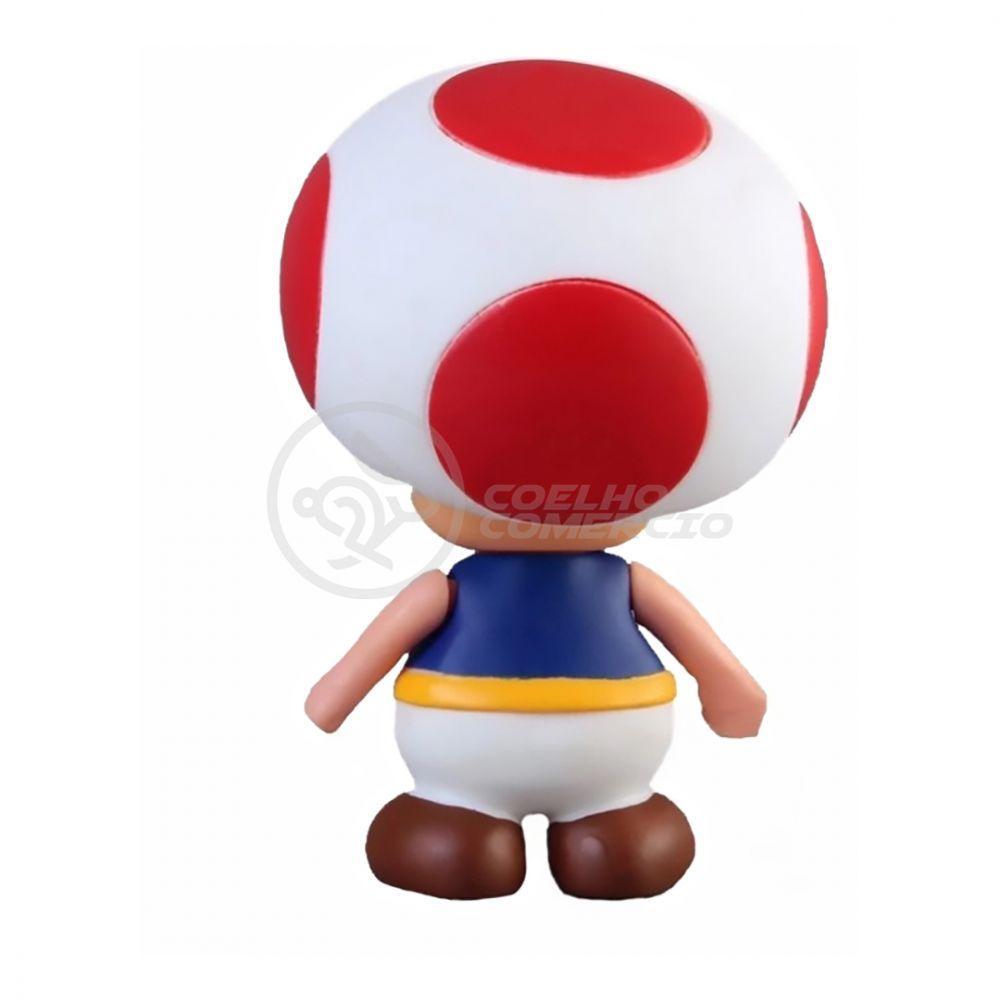 Boneco Action Figure Cogumelo Toad Articulado 20cm - 10