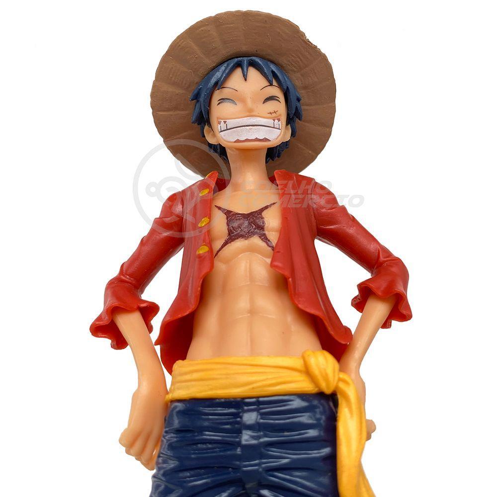 Boneco Anime Action Figure One Piece 18cm - Monkey D. Luffy - 8