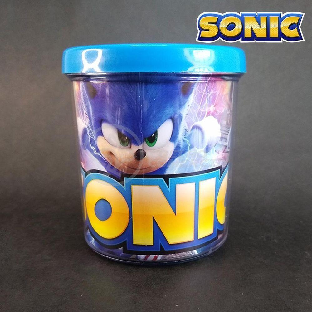 Kit Boneco Sonic Azul Articulado 15Cm + Caneca 350Ml Nº11 - 3