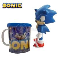 Kit Boneco Sonic Azul Articulado 15Cm + Caneca 350Ml Nº11 - 6