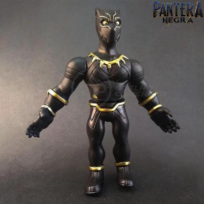 Kit Boneco Colecion. Pantera Negra 16Cm + Caneca
