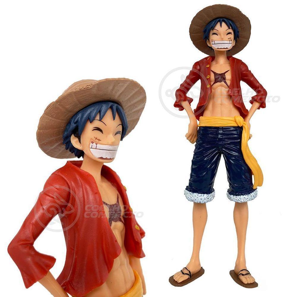 Boneco Anime Action Figure One Piece 18cm - Monkey D. Luffy - 7