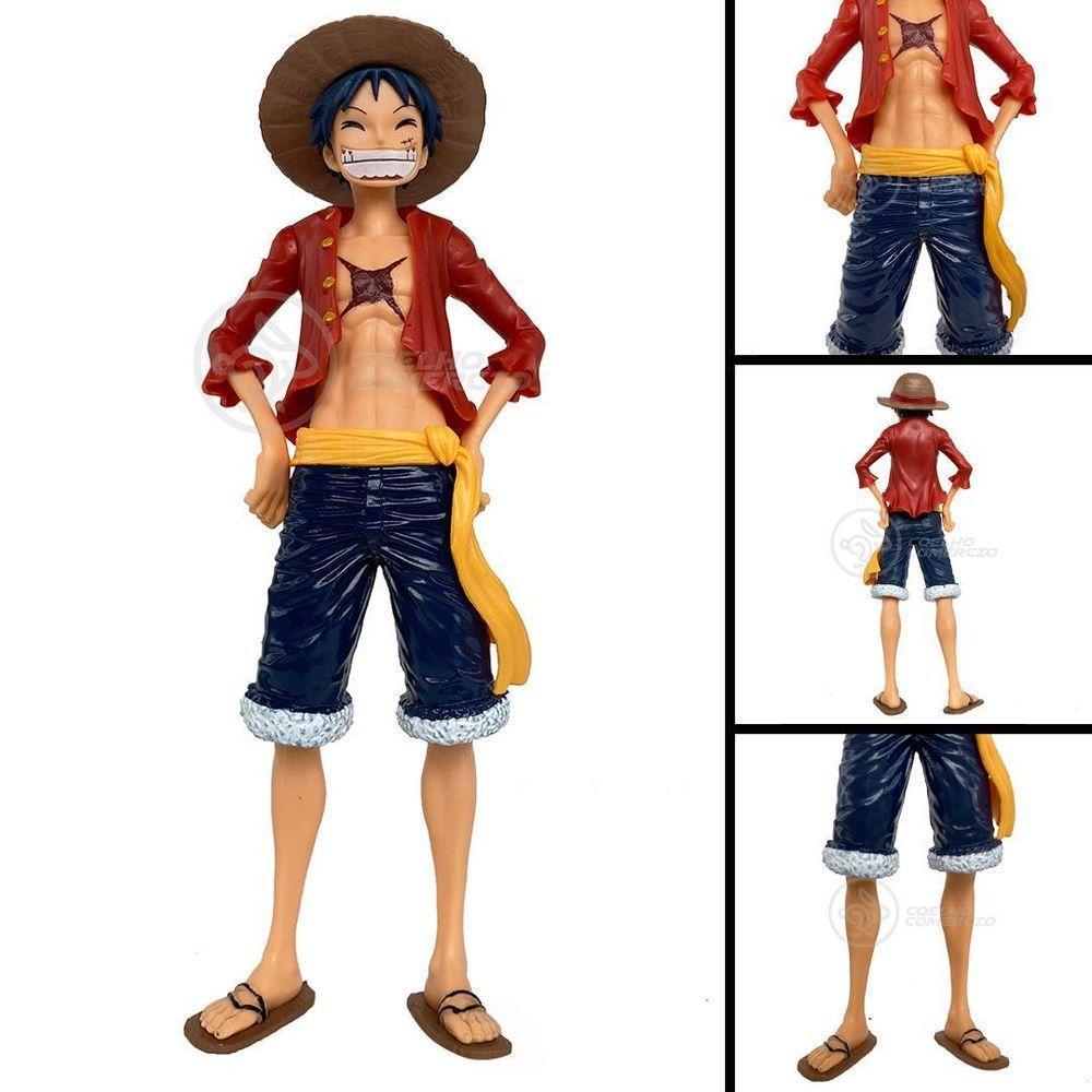 Boneco Anime Action Figure One Piece 18cm - Monkey D. Luffy - 3