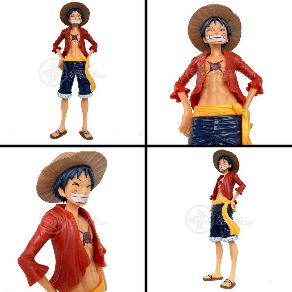 Boneco Anime Action Figure One Piece 18cm - Monkey D. Luffy - 5