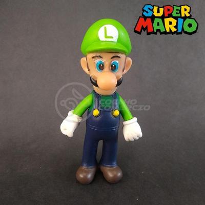 Kit Boneco Colecion. Luigi Super Mario 13Cm + Caneca