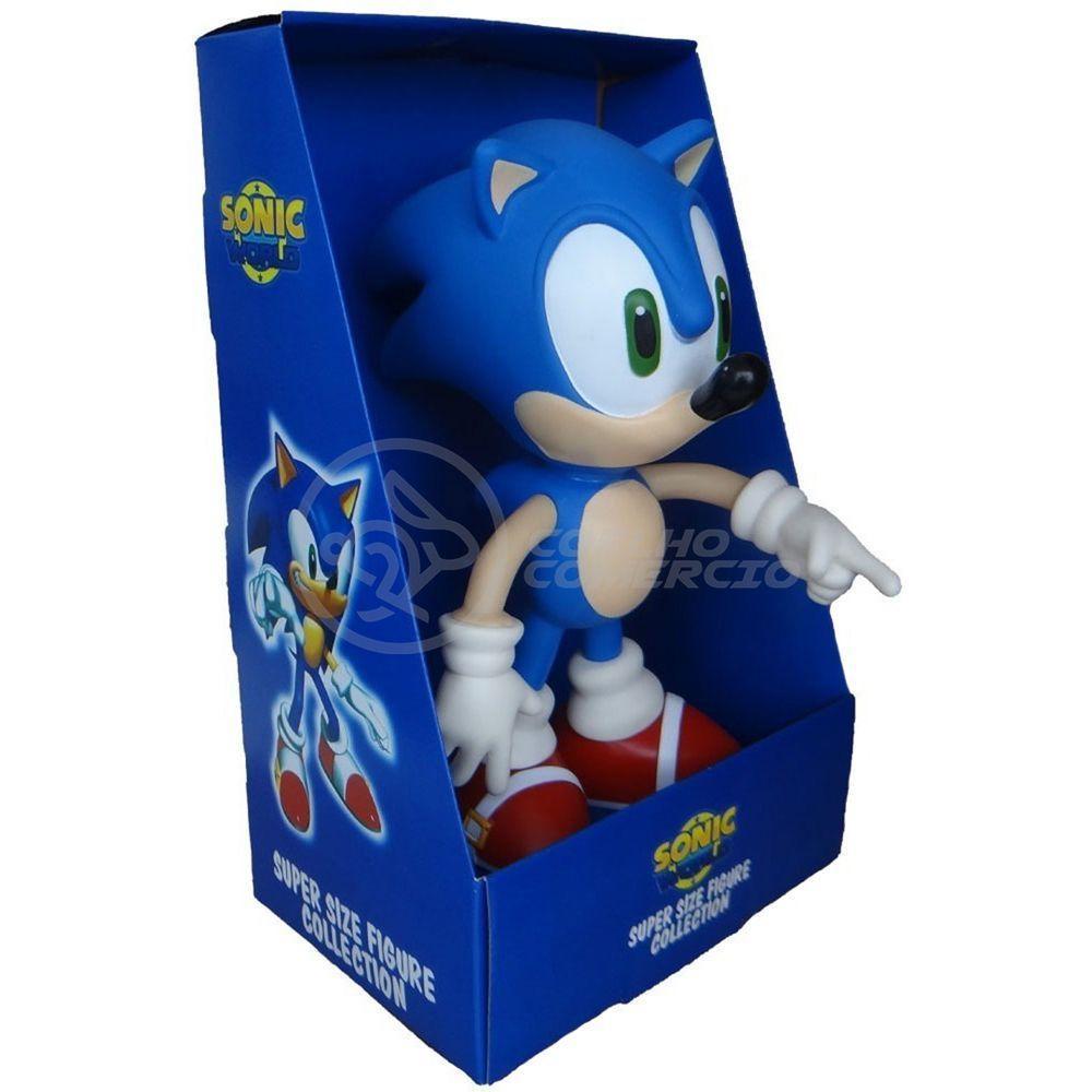 Boneco Action Figure Sonic 23cm Sonic - 2
