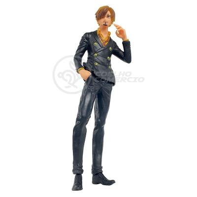 Brinquedo Boneco Anime Figura De Ação One Piece 18Cm - Sanji