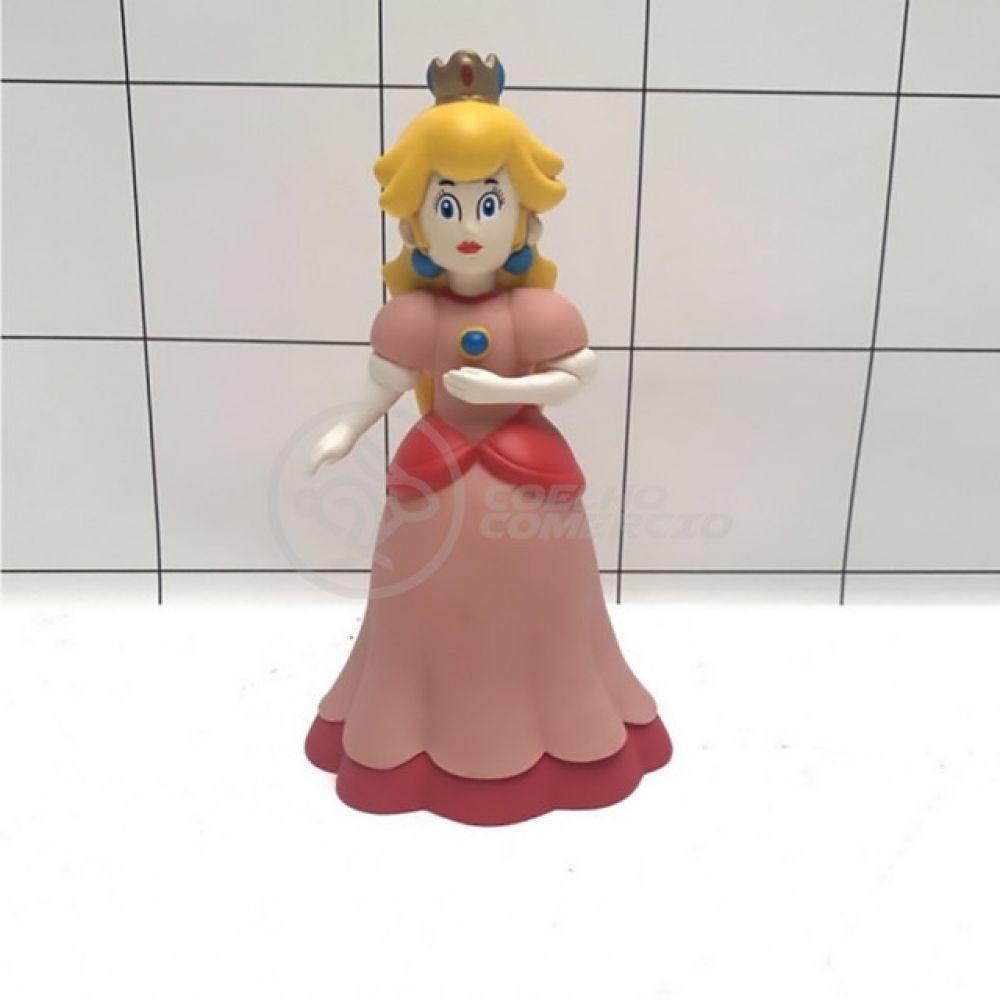 Boneco Action Figure Princesa Peach Toadstool Articulado 23cm - 1