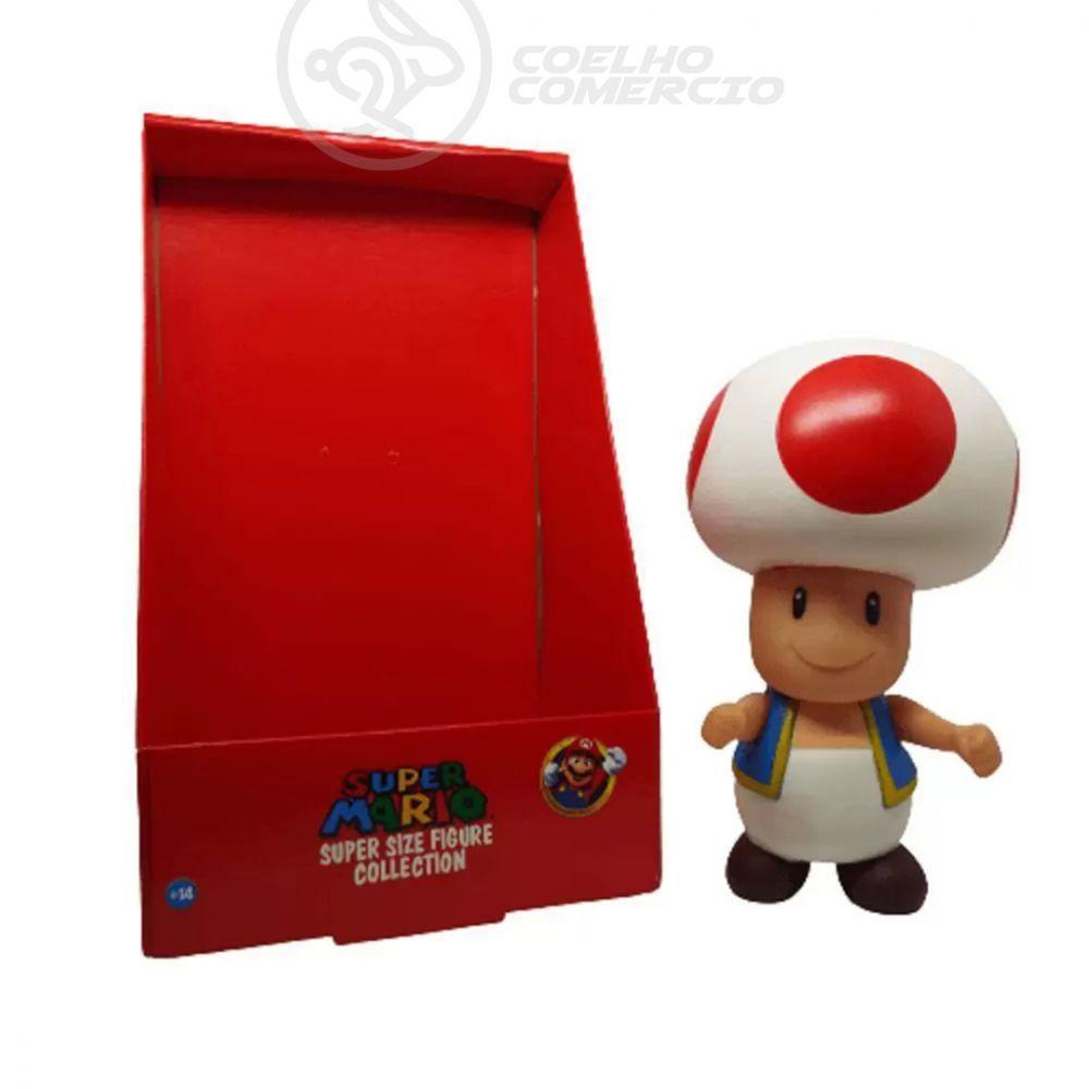 Boneco Action Figure Cogumelo Toad Articulado 20cm - 11
