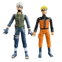 Kit 4 Bonecos Action Naruto Shippunden Kakashi Minato Sasuke. - 2