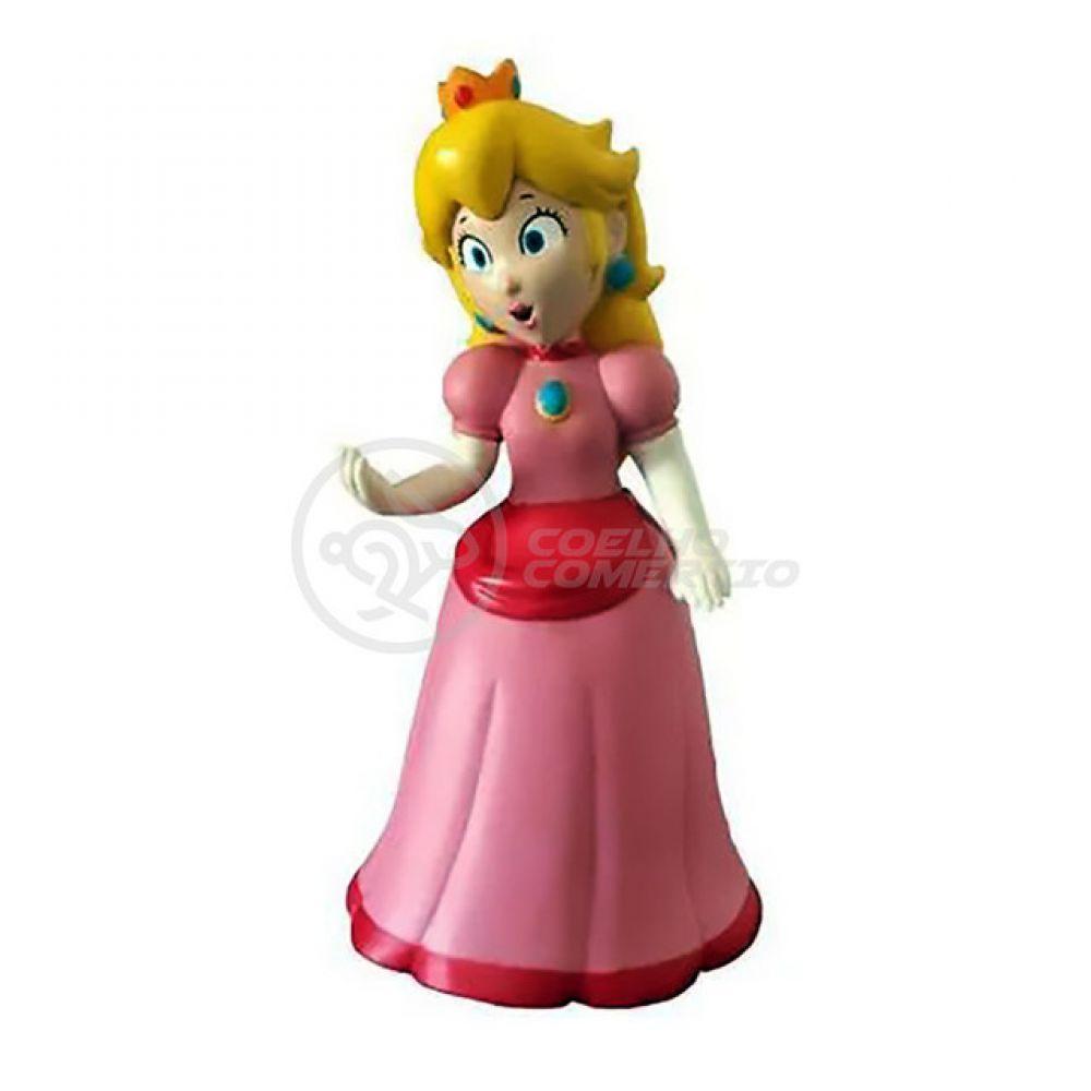 Boneco Action Figure Princesa Peach Toadstool Articulado 23cm - 6
