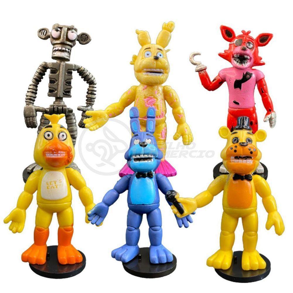 Kit 6 Bonecos Five Nights At Freddy 'S Action Figure Nº19 - 1