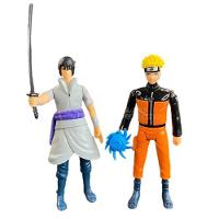 Kit 4 Bonecos Action Naruto Shippunden Kakashi Minato Sasuke - 1