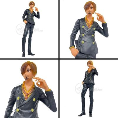 Brinquedo Boneco Anime Figura De Ação One Piece 18Cm - Sanji
