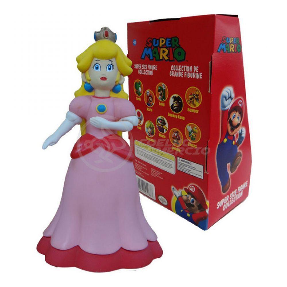 Boneco Action Figure Princesa Peach Toadstool Articulado 23cm - 5