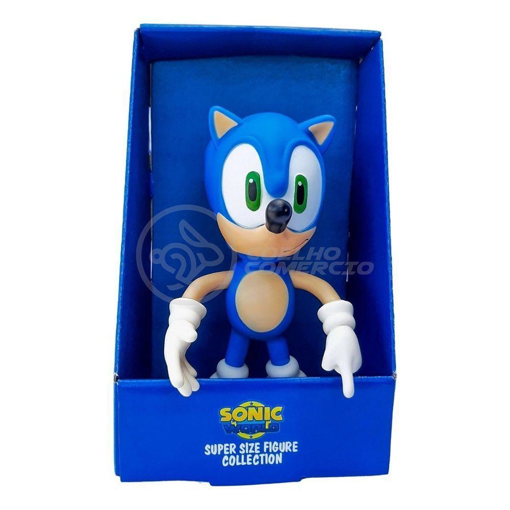 Boneco Action Figure Sonic Grande Super Size - 23Cm - Sonic - 1