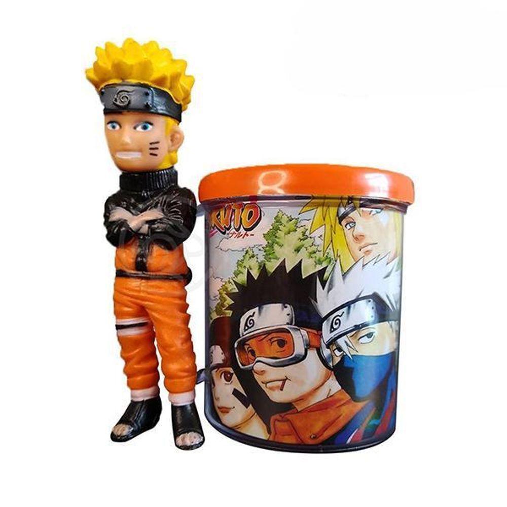 Kit Boneco Naruto Shippuden 15 Cm + Caneca Time 7 350 Ml 20 - 1