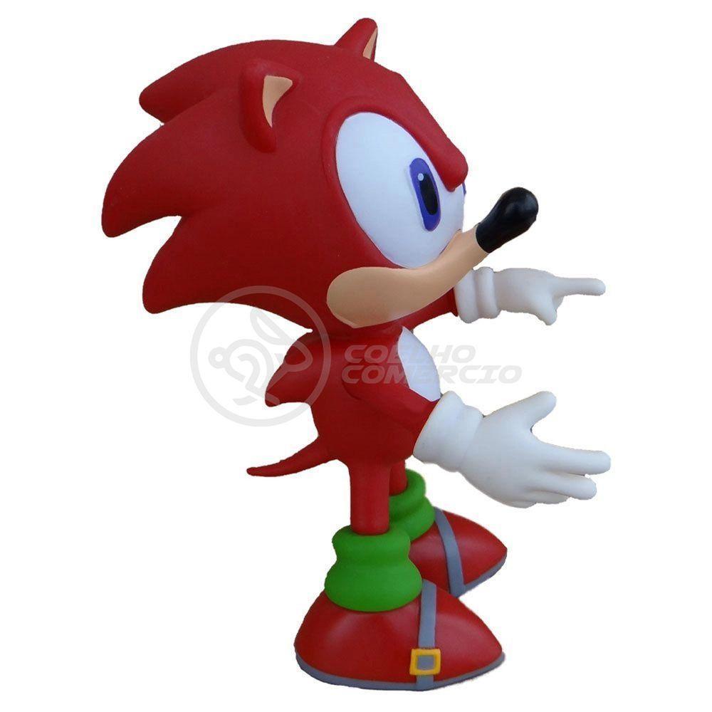 Boneco Action Figure Knuckles The Echidna 23Cm Sonic - 6