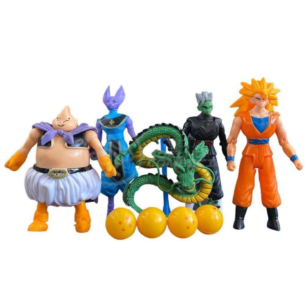 Kit 4 Bonecos Dragon Ball Z Action Figure Esféras Do Dragão - 1