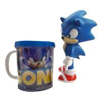 Kit Sonic The Hedgehog Caneca + Boneco 16Cm - 5