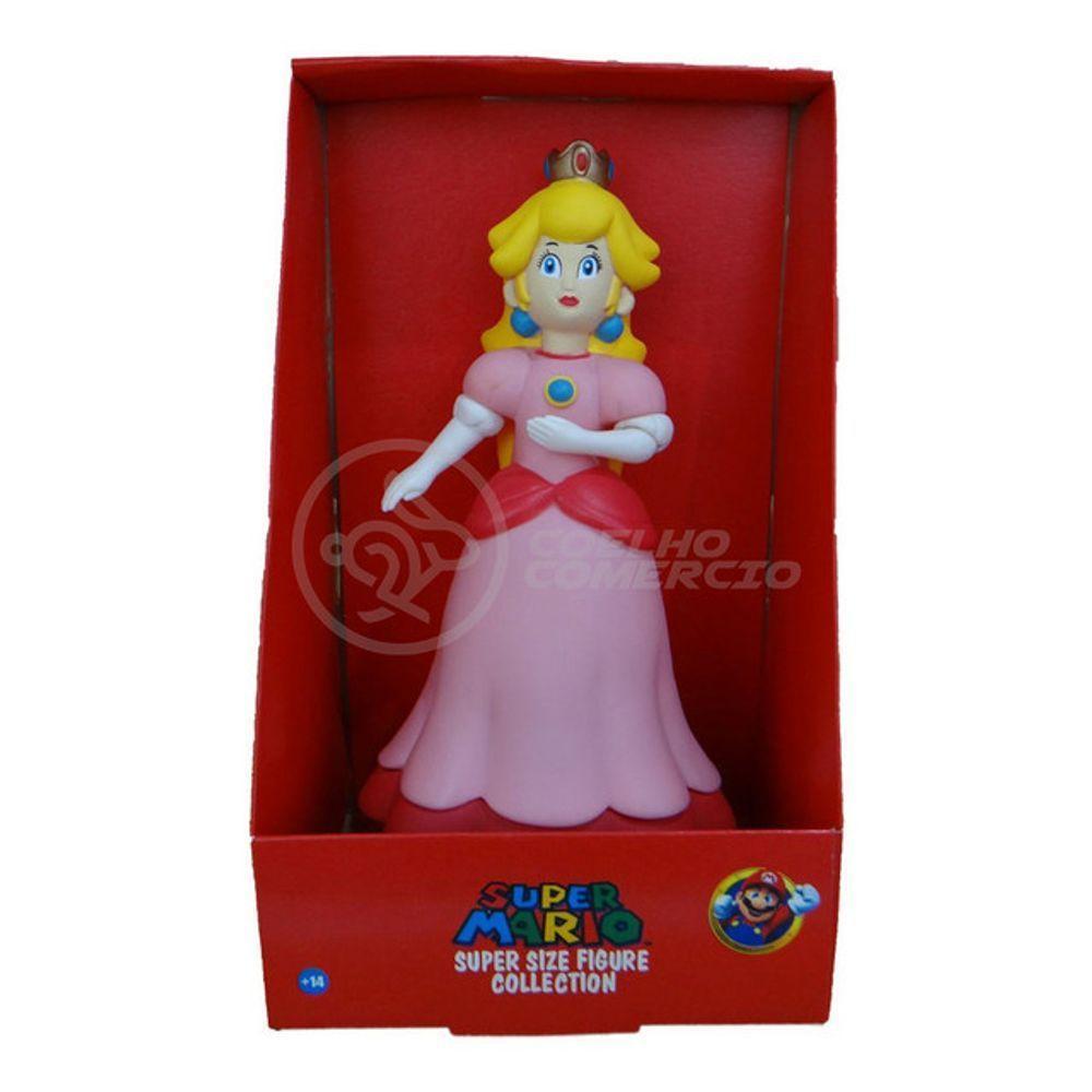 Boneco Action Figure Princesa Peach Toadstool 23Cm Mario - 7