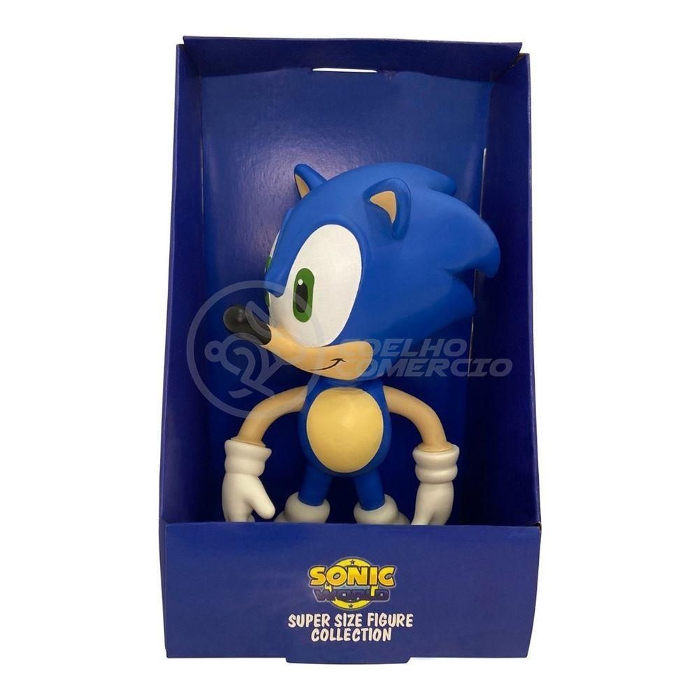 Boneco Action Figure Sonic Grande Super Size - 23Cm - Sonic - 1