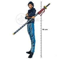 Boneco Action Figure One Piece 18Cm - Trafalgar D. Water Law - 7