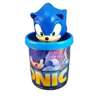 Kit Boneco Sonic Azul Articulado 15Cm + Caneca 350Ml Nº5 - 2