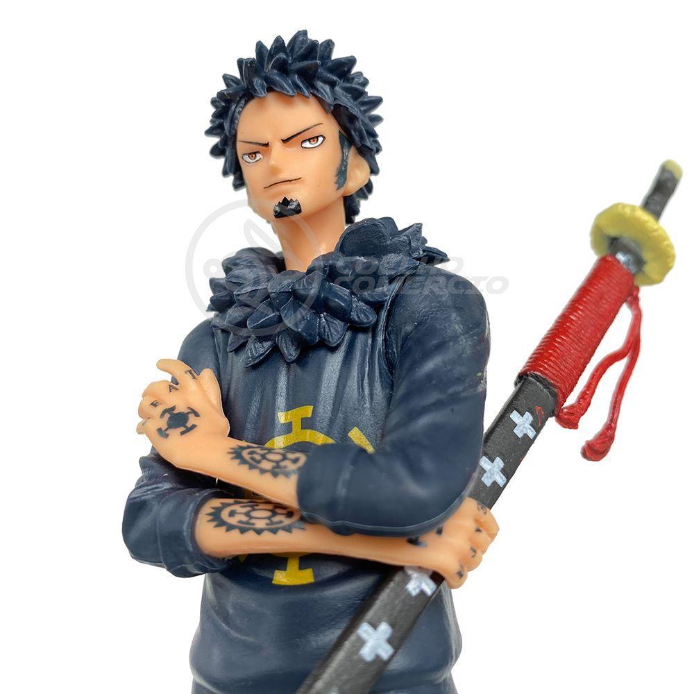Boneco Action Figure One Piece 18Cm - Trafalgar D. Water Law - 4
