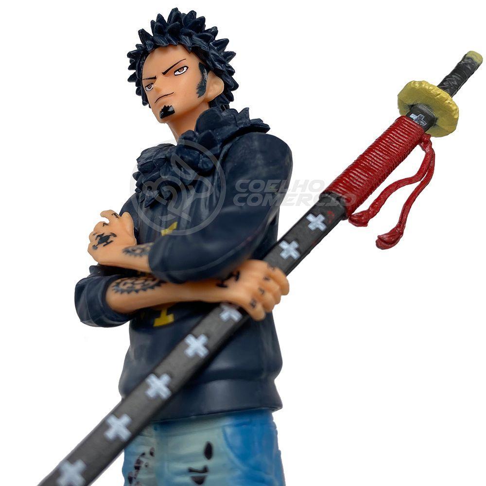 Boneco Action Figure One Piece 18Cm - Trafalgar D. Water Law - 10