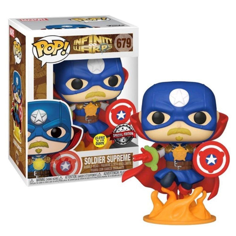 Funko Pop Guerra Infinita Soldier Supreme 679 - Funko - 1
