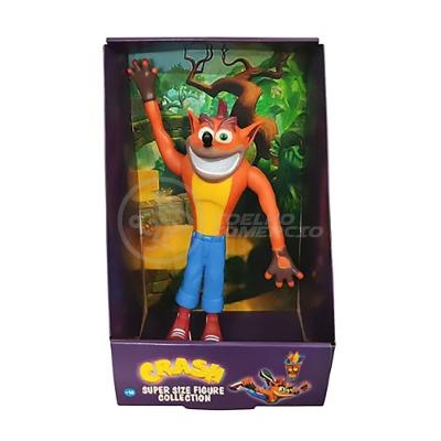 Boneco Action Figure Crash Bandicoot Grande 25Cm Marrom