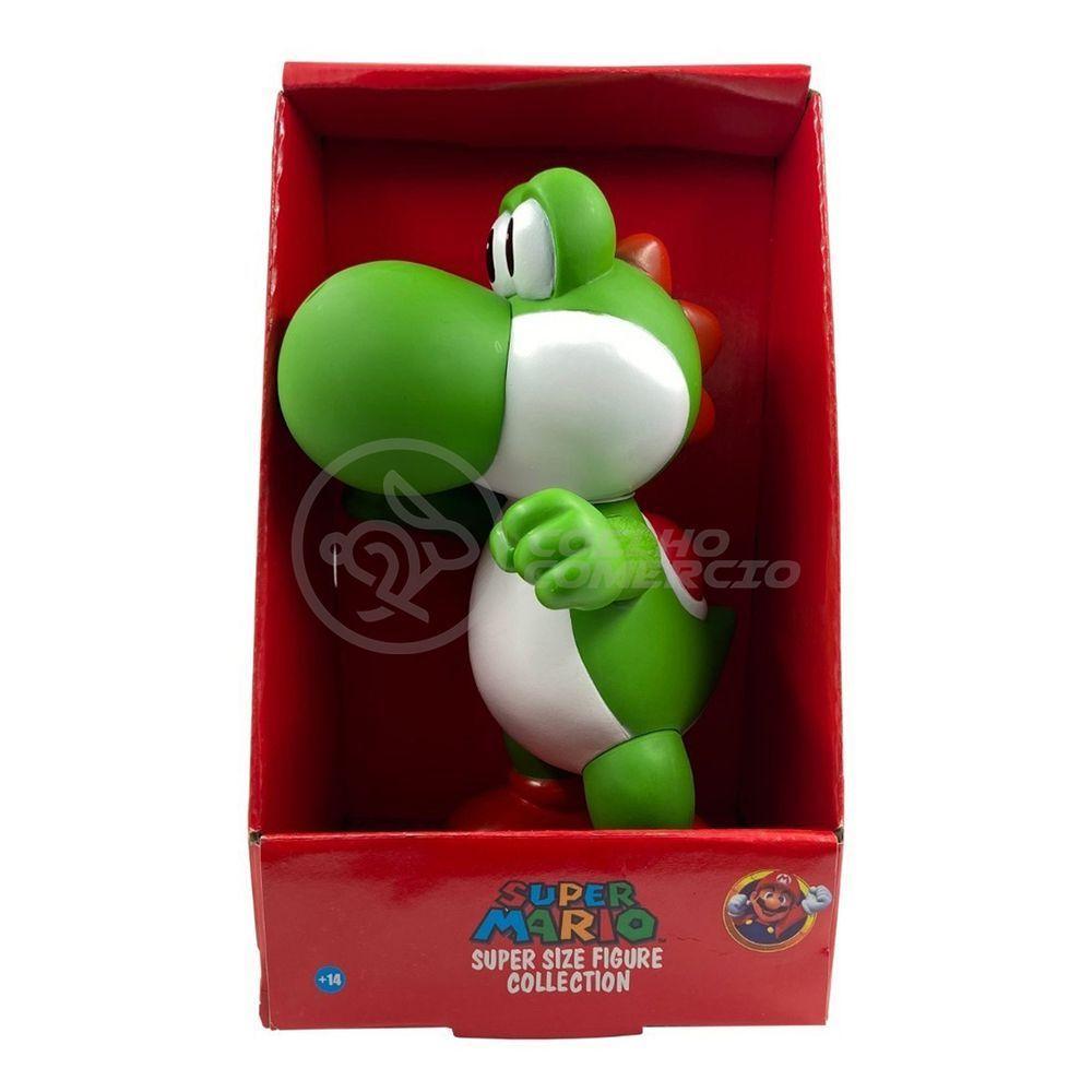 Boneco Action Figure Yoshi Grande Super Size 26Cm - Mario - 9