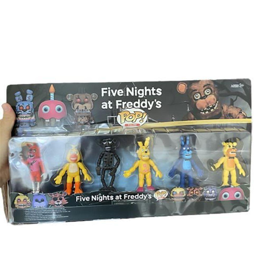 Kit 6 Bonecos Five Nights At Freddy 'S Action Figure Nº18 - 2