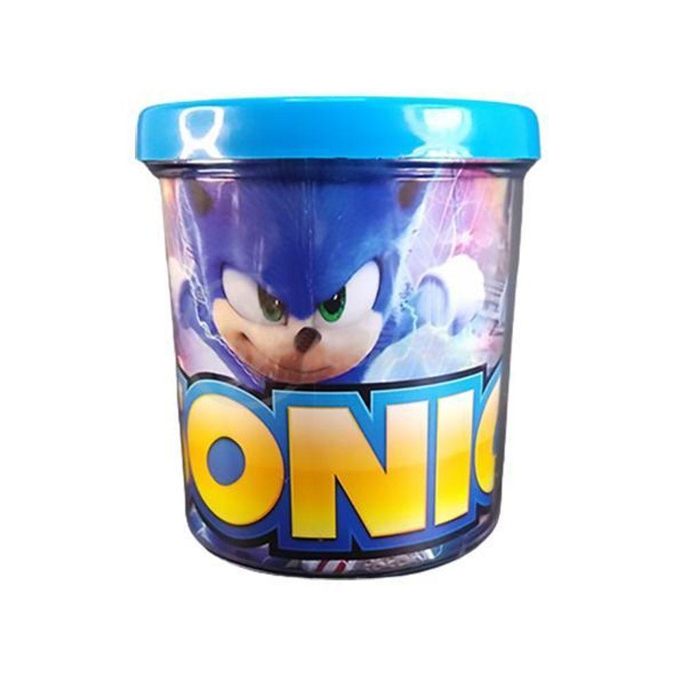 Kit Boneco Sonic Azul Articulado 15Cm + Caneca 350Ml Nº2 - 2