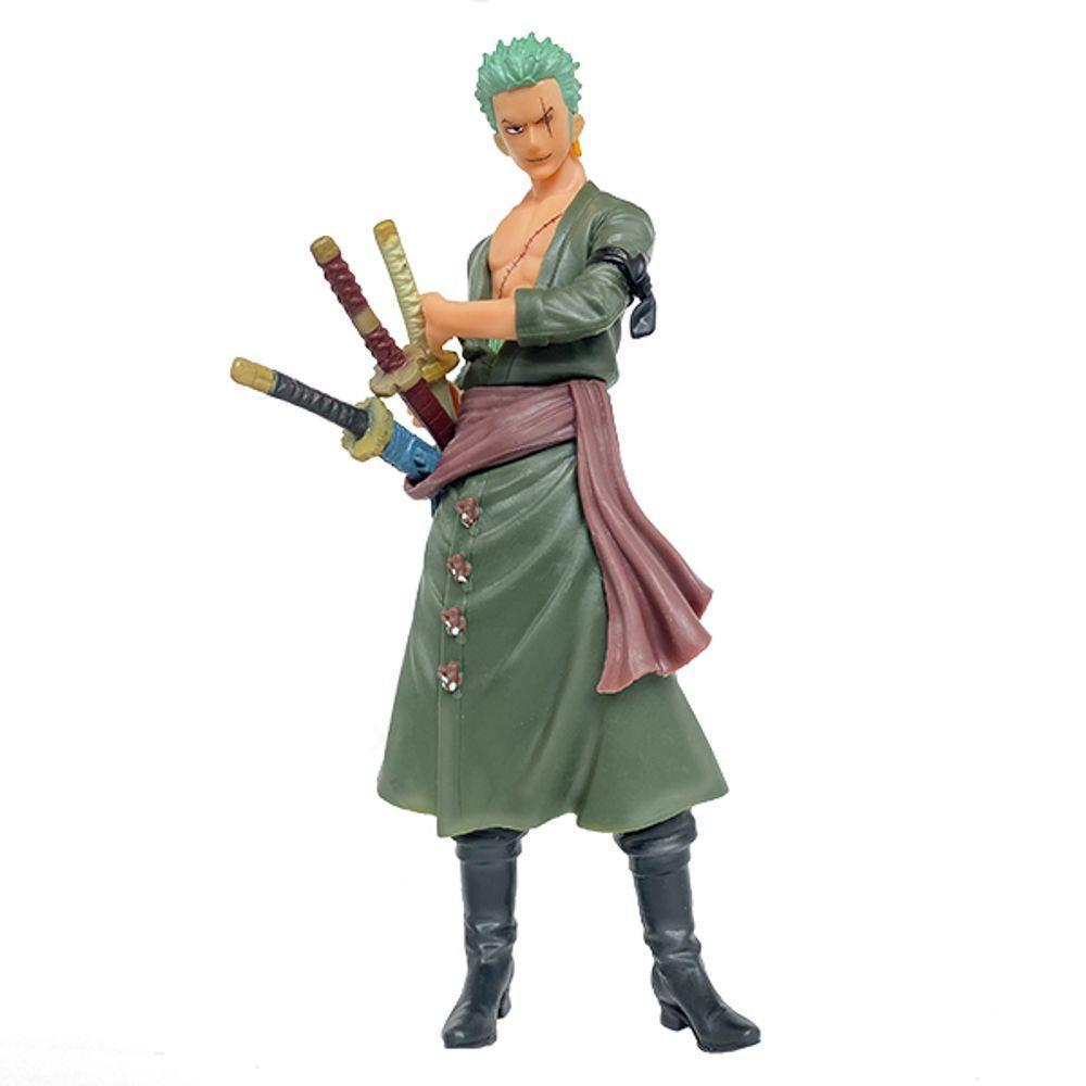 Brinquedo Boneco Anime One Piece 18cm Roronoa Zoro - 2