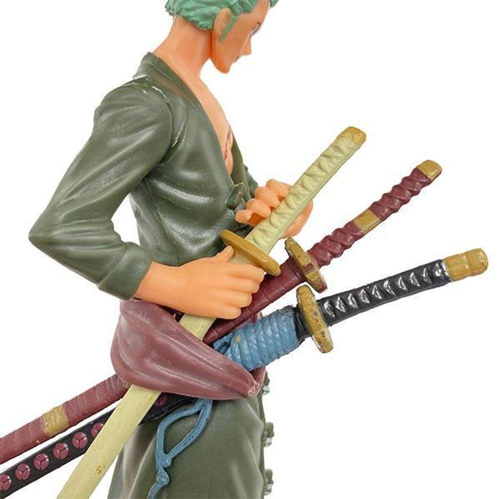 Brinquedo Boneco Anime One Piece 18cm Roronoa Zoro - 7