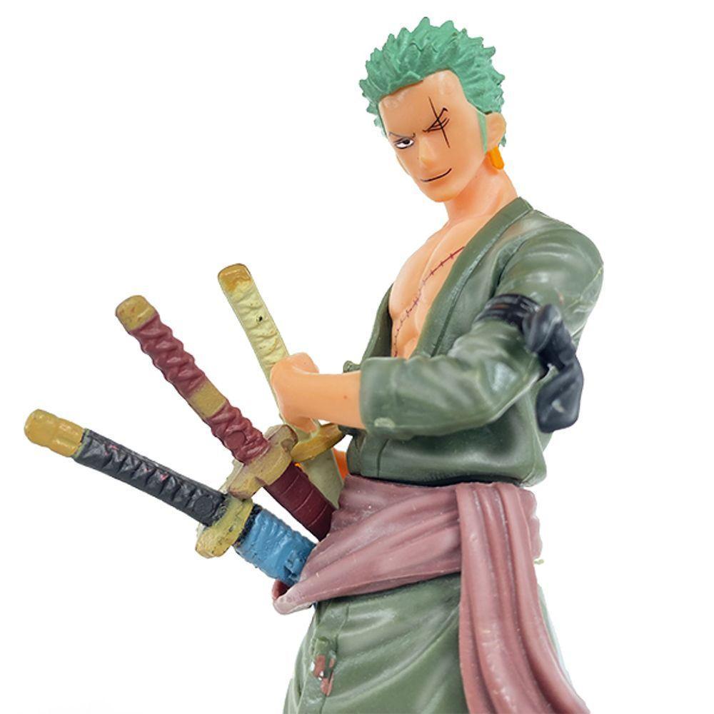 Brinquedo Boneco Anime One Piece 18cm Roronoa Zoro - 9