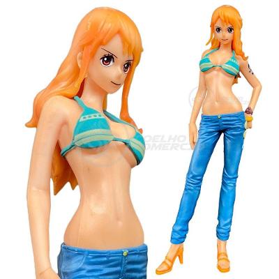 Brinquedo Boneco Anime Figura De Ação One Piece 18Cm - Nami