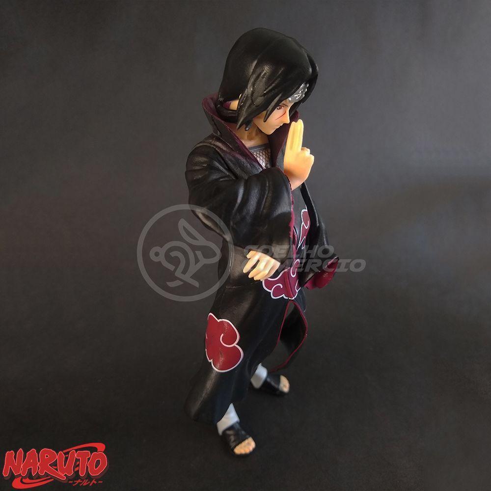 Brinquedo Action Figure Itachi Uchiha Akatsuki 18Cm Colecionável Universo Shippuden Ninja Ultimate - 1
