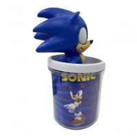Kit Sonic The Hedgehog Caneca + Boneco 16Cm - 3