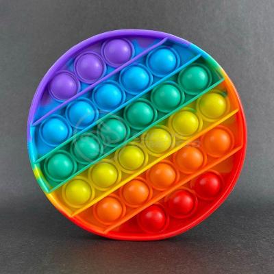 Pop It Circular Sensorial Arco íris Colorido