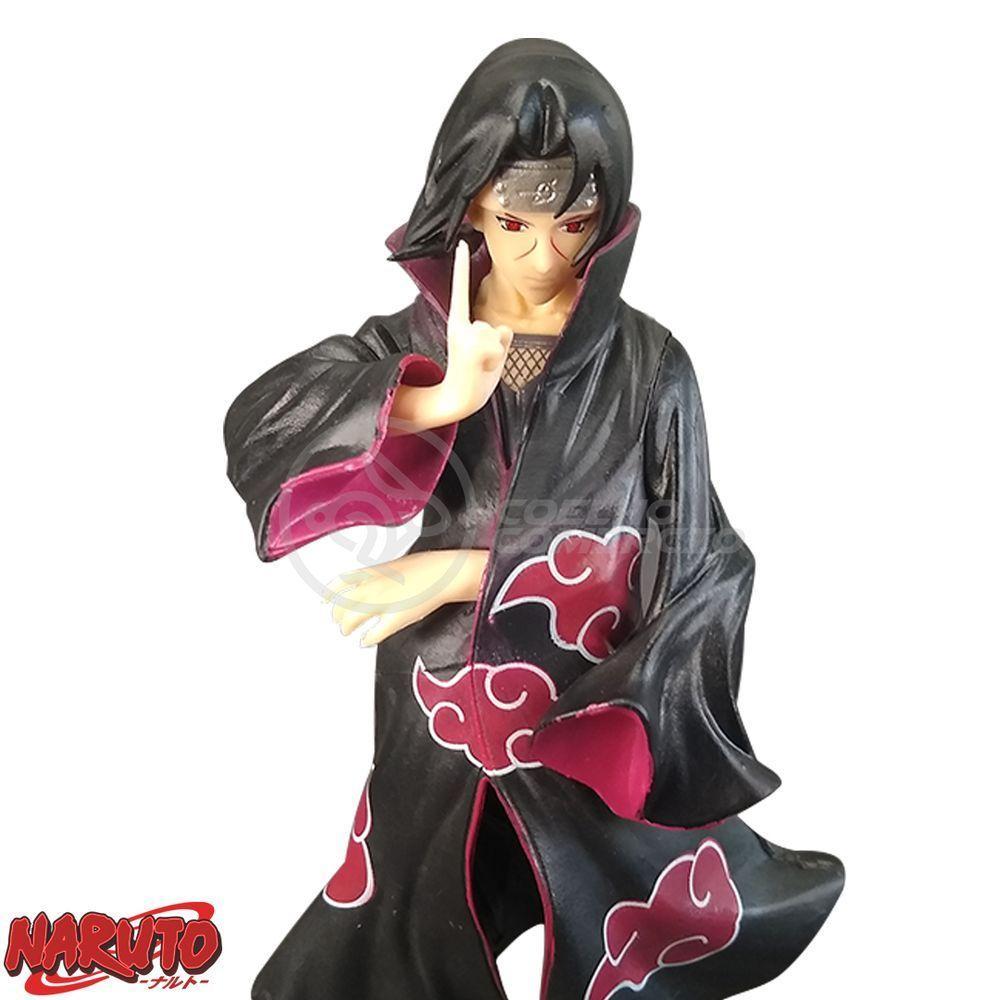 Brinquedo Action Figure Itachi Uchiha Akatsuki 18Cm Colecionável Universo Shippuden Ninja Ultimate - 8