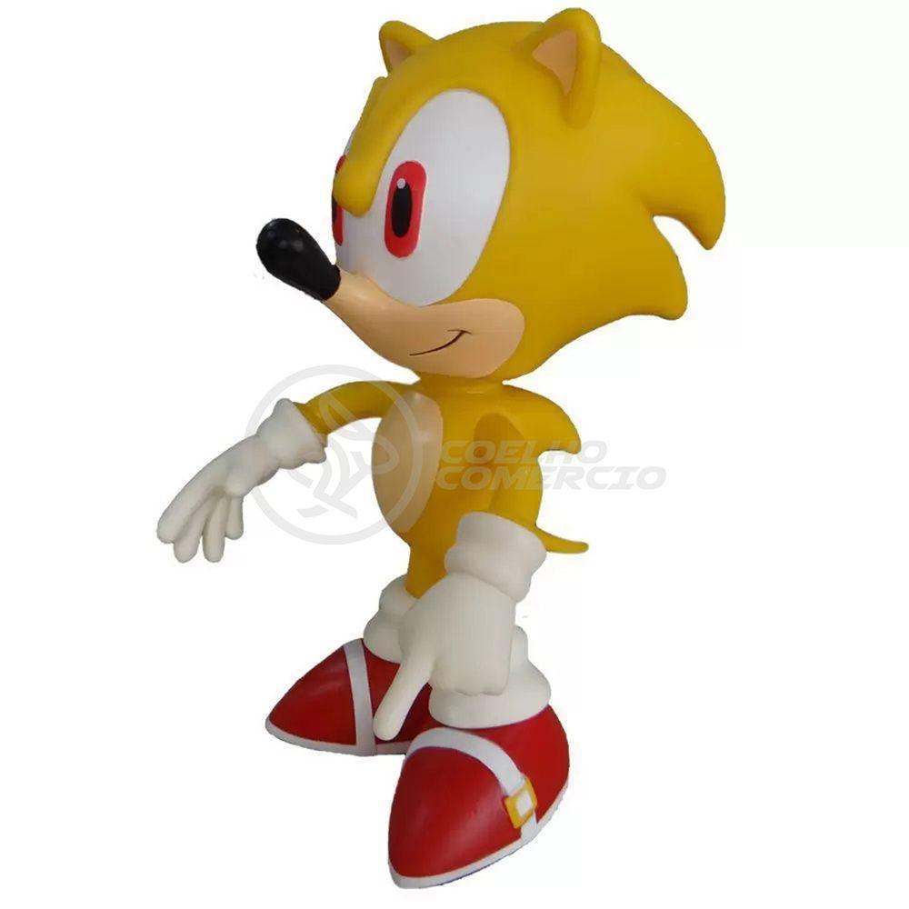 Boneco Action Figure Super Sonic 23cm Sonic - 5
