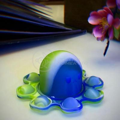 Chaveiro Polvo Reversível Pop It Anti Stress Silicone