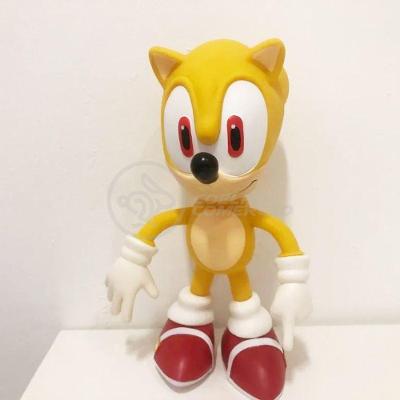 Boneco Action Figure Super Sonic 23cm Sonic