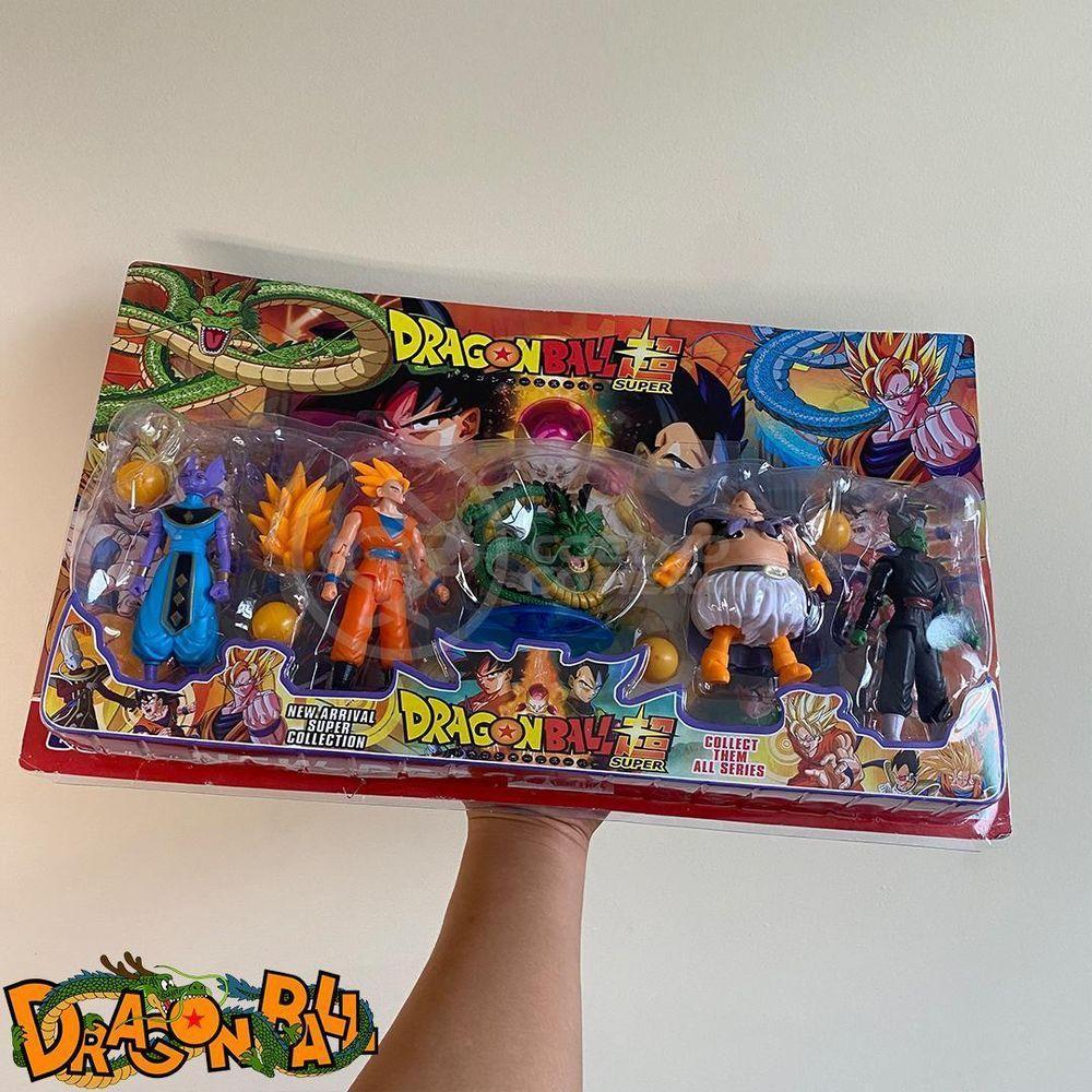 Kit 4 Bonecos Dragon Ball Z Action Figure Esféras Do Dragão - 4
