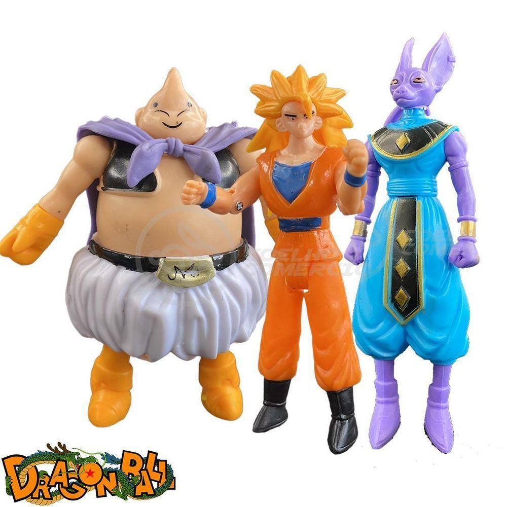 Kit 4 Bonecos Dragon Ball Z Action Figure Esféras Do Dragão - 3